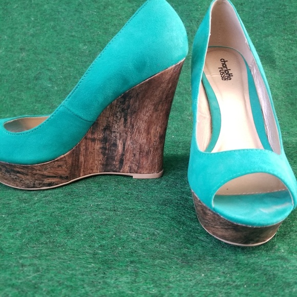 Turquoise wedges - Picture 2 of 2